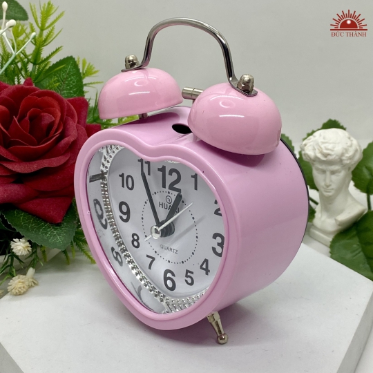 Đồng Hồ Báo Thức Hauri - 3303 Hồng
