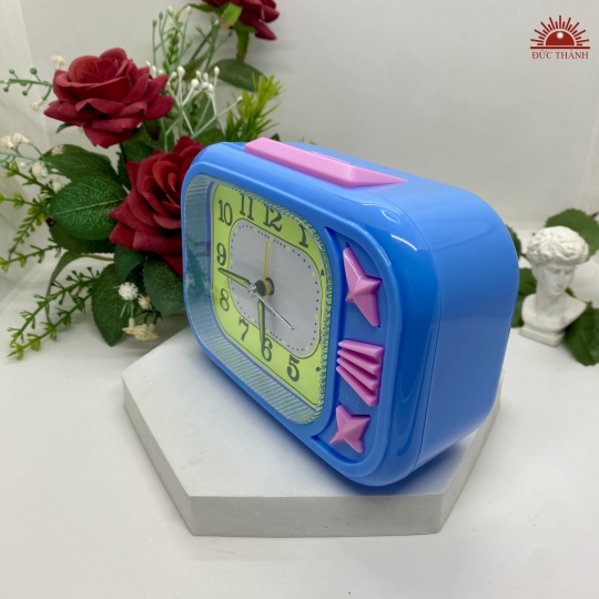 Đồng Hồ Báo Thức - Xanh Hồng