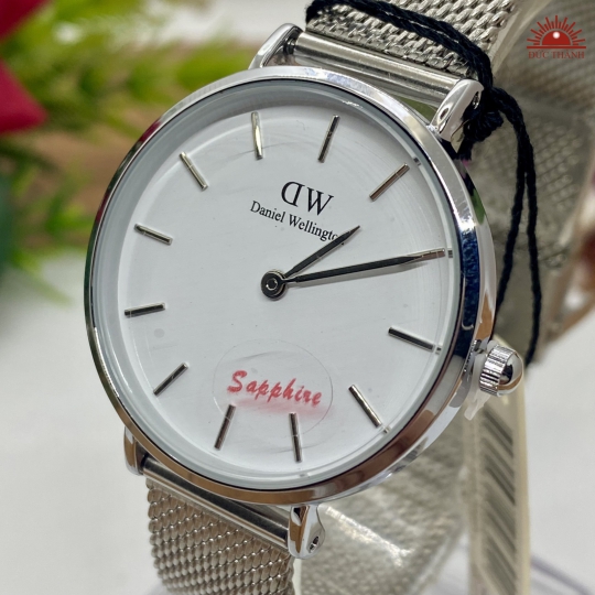 Đồng Hồ DW 0118810 - Vỏ Si Dây Inox - Full Trắng
