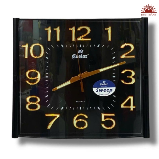 Đồng Hồ Treo Tường Eastar - 845YG Đen Dạ Quang