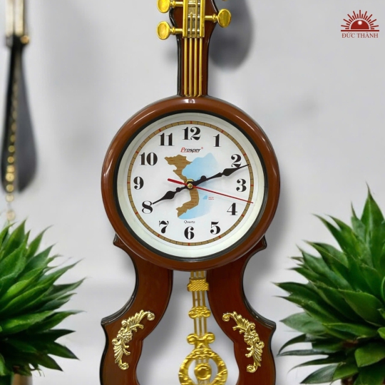 Đồng Hồ Quả Lắc Prosper 63x25 cm - Kim Trôi - Cây Đàn