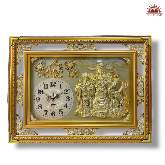 Đồng Hồ Treo Tường D8 - 60x80 cm - D8 - Phúc Lộc Thọ - Vàng