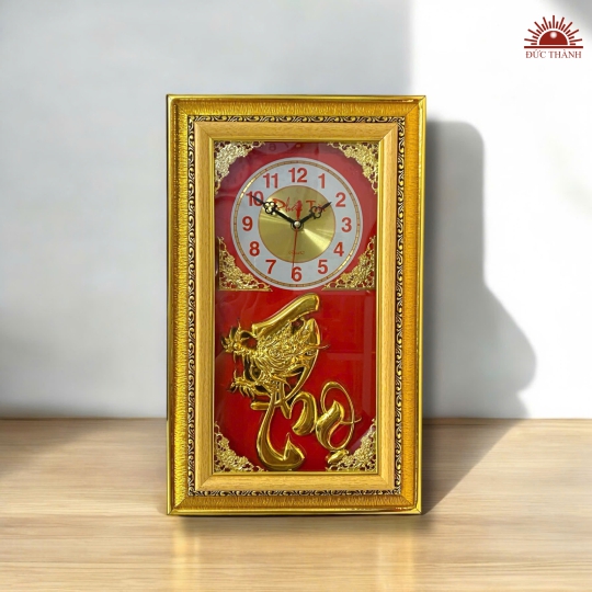 Đồng Hồ Treo Tường 27x44 cm -  Chữ Thọ