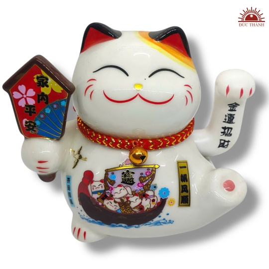 Mèo Thần Tài Vẫy Tay - Tài Vận Hanh Thông 16 cm - 047