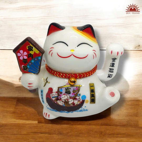 Mèo Thần Tài Vẫy Tay - Tài Vận Hanh Thông 16 cm - 047