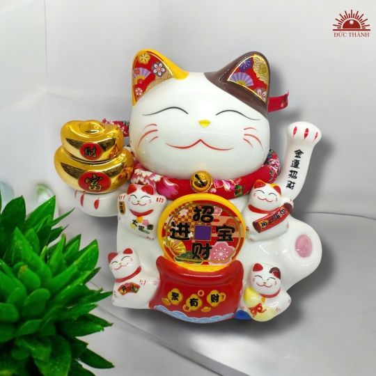 Mèo Thần Tài Vẫy Tay - 040 22cm