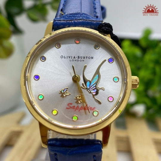 Đồng hồ Nữ OLIVIA BURTON OL-7153 - Mặt Trắng Niềng Vàng