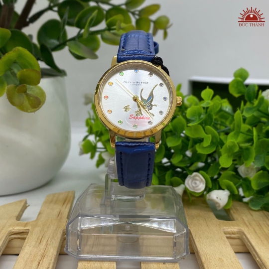 Đồng hồ Nữ OLIVIA BURTON OL-7153 - Mặt Trắng Niềng Vàng