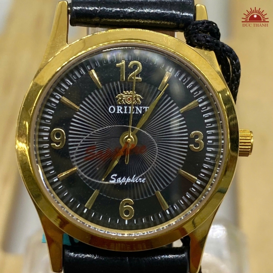 Đồng hồ Nữ Orient O-0031 - Mặt Đen Niềng Vàng