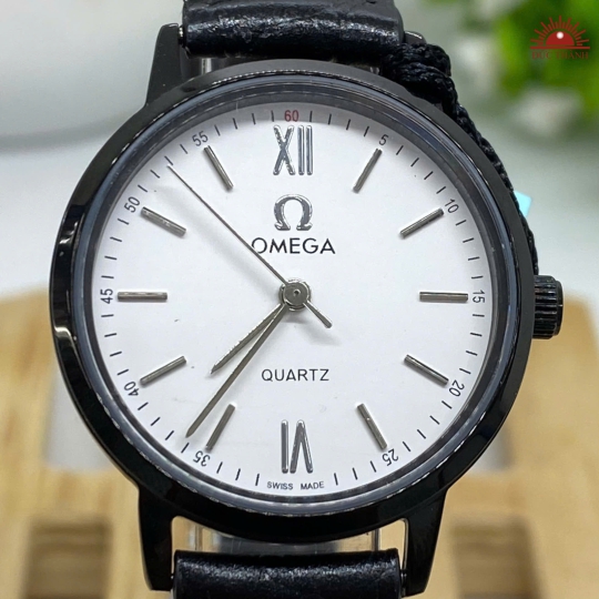 Đồng hồ Nữ Omega O -A003L - Mặt Trắng Niềng Đen