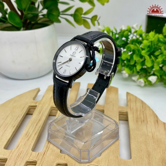 Đồng hồ Nữ Omega O -A003L - Mặt Trắng Niềng Đen