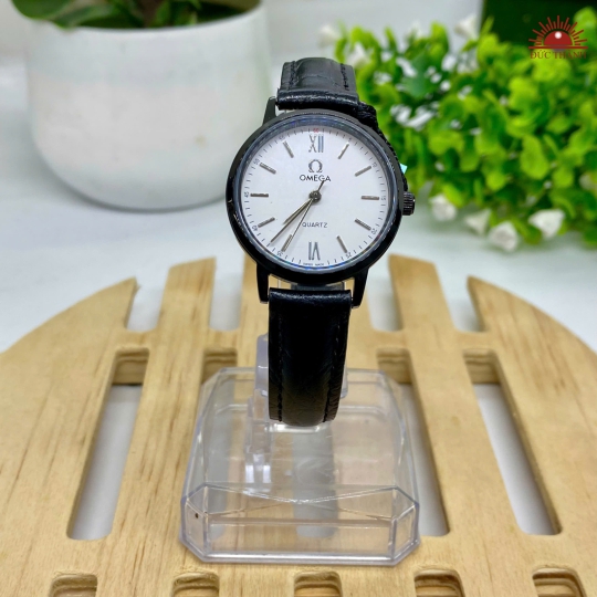 Đồng hồ Nữ Omega O -A003L - Mặt Trắng Niềng Đen