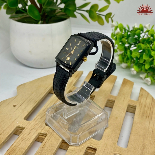 Đồng hồ Nữ Longines 803L - Mặt Đen Niềng Đen