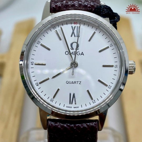 Đồng hồ Nữ Omega O -A003L - Mặt Trắng Niềng Trắng