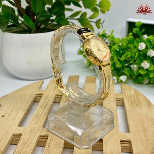 Đồng Hồ Nữ Citizen - Mặt Vàng  Niềng Vàng - 7115L