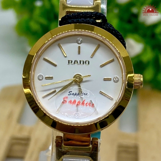 Đồng Hồ Nữ Rado - Mặt Trắng Niềng Vàng - R7152