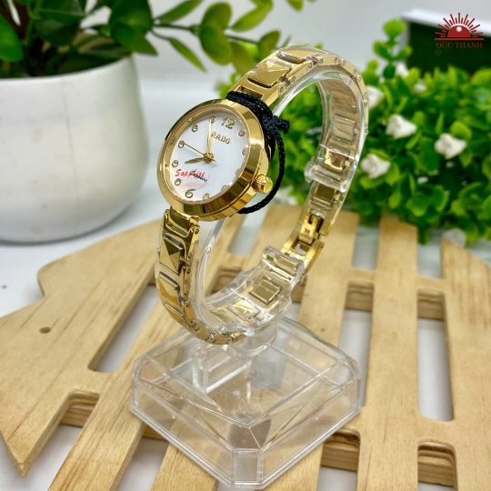 Đồng Hồ Nữ Rado - Mặt Trắng Niềng Vàng - R7151