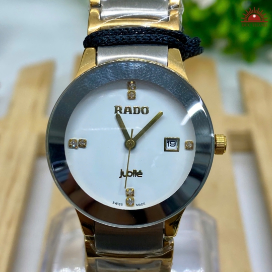 Đồng Hồ Nữ Rado - Mặt Trắng Niềng Vàng - R0286