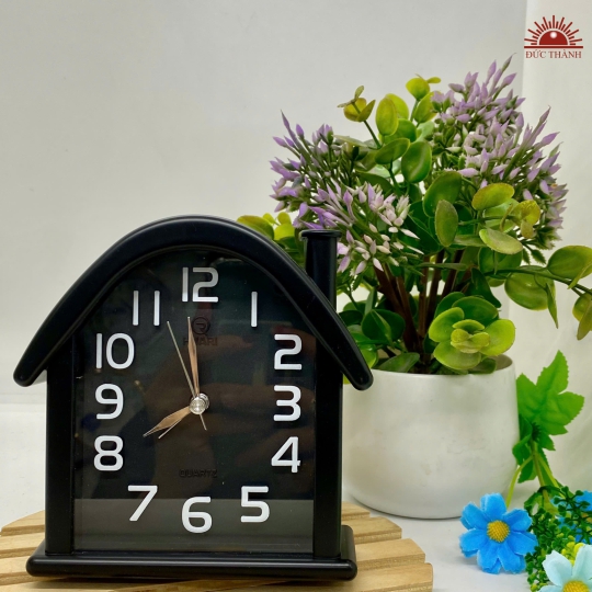 Đồng Hồ Báo Thức Huari Đen 8061