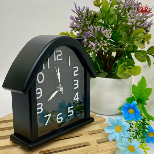 Đồng Hồ Báo Thức Huari Đen 8061