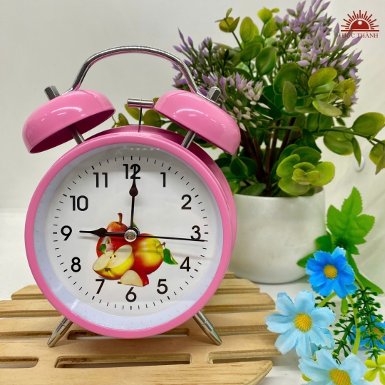 Đồng Hồ Báo Thức Cà Chua - Hồng 668