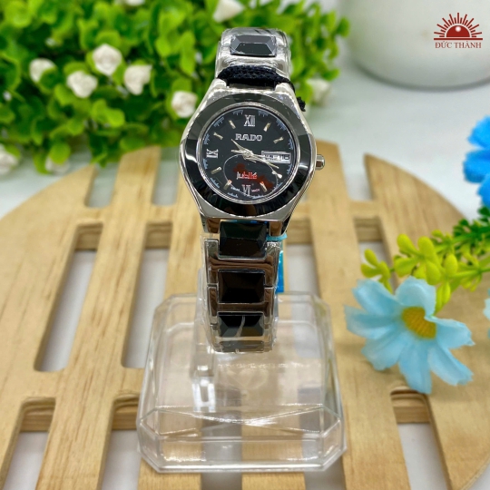 Đồng Hồ Nữ Rado - Mặt Đen Niềng Đen  - 617L