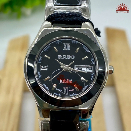 Đồng Hồ Nữ Rado - Mặt Đen Niềng Đen  - 617L