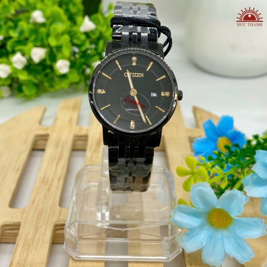 Đồng Hồ Nữ Citizen- Mặt Đen Niềng Đen - C8174